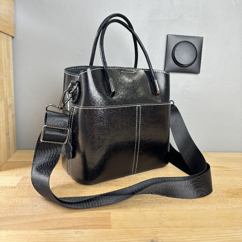 Bandoulières réglable pour sac - à chevrons de couleur unie- 38mm