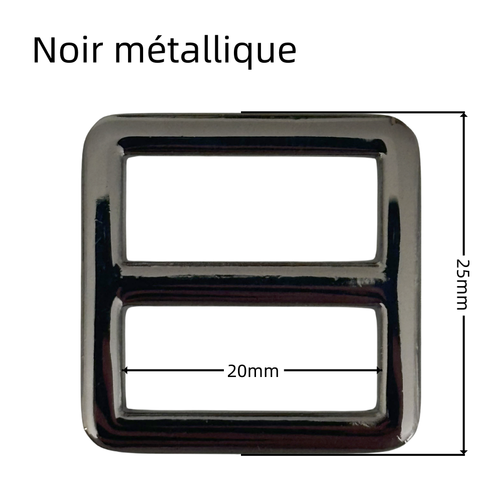 Boucles réglable en métal - 20mm