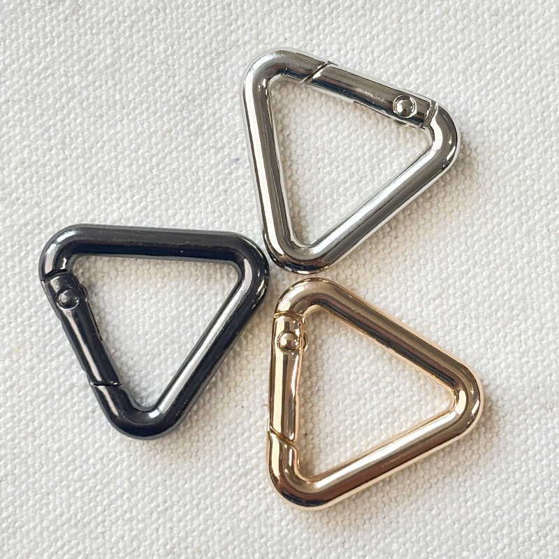 Boucles mousqueton Triangle printemp anneau en Alliage de Zinc - 20mm
