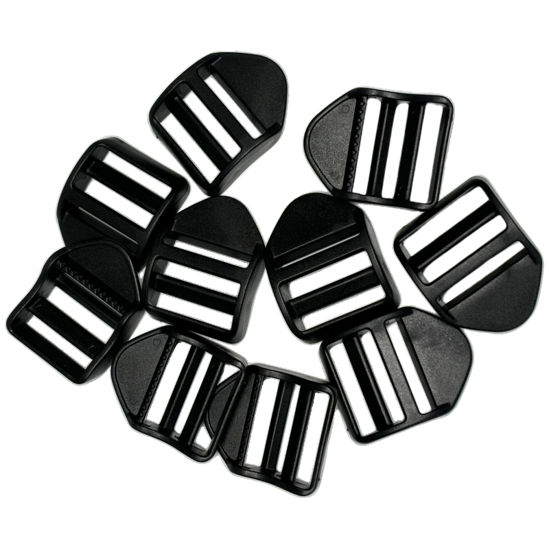 Boucles de serrage en plastique noir - 32mm