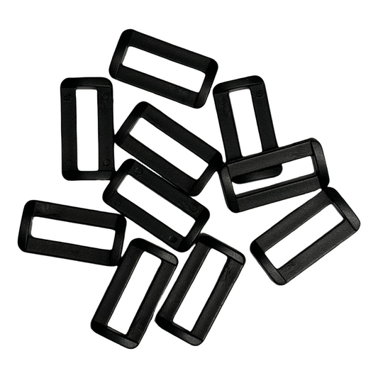 Boucles rectangulaire en plastique pour sangle - 25mm