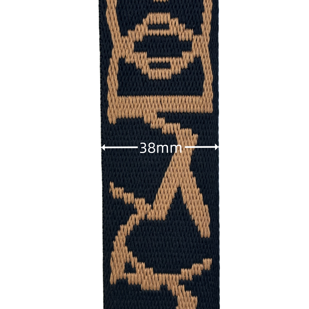 Sangles jacquard - Épaisseur 1,5mm - 38mm