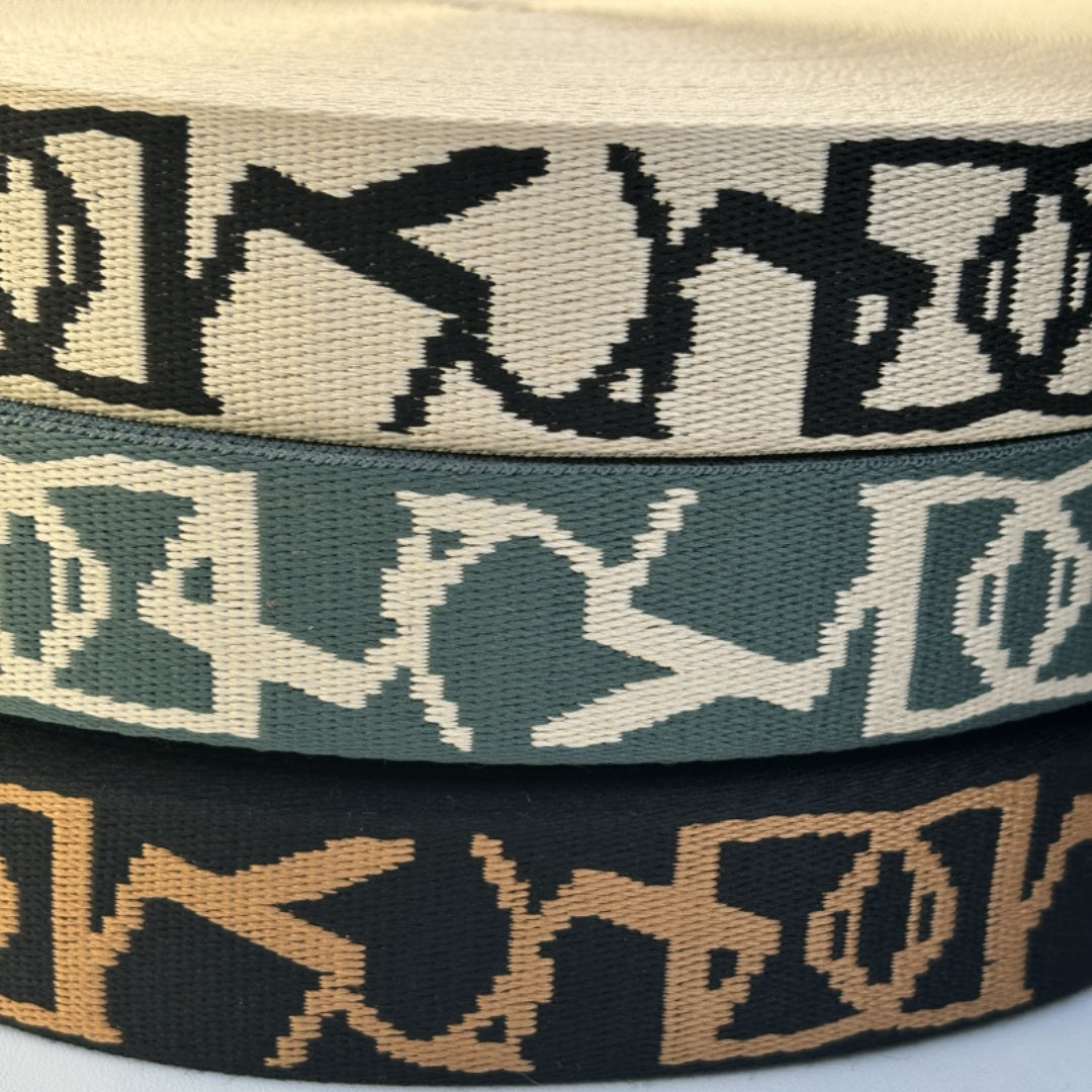 Sangles jacquard - Épaisseur 1,5mm - 38mm