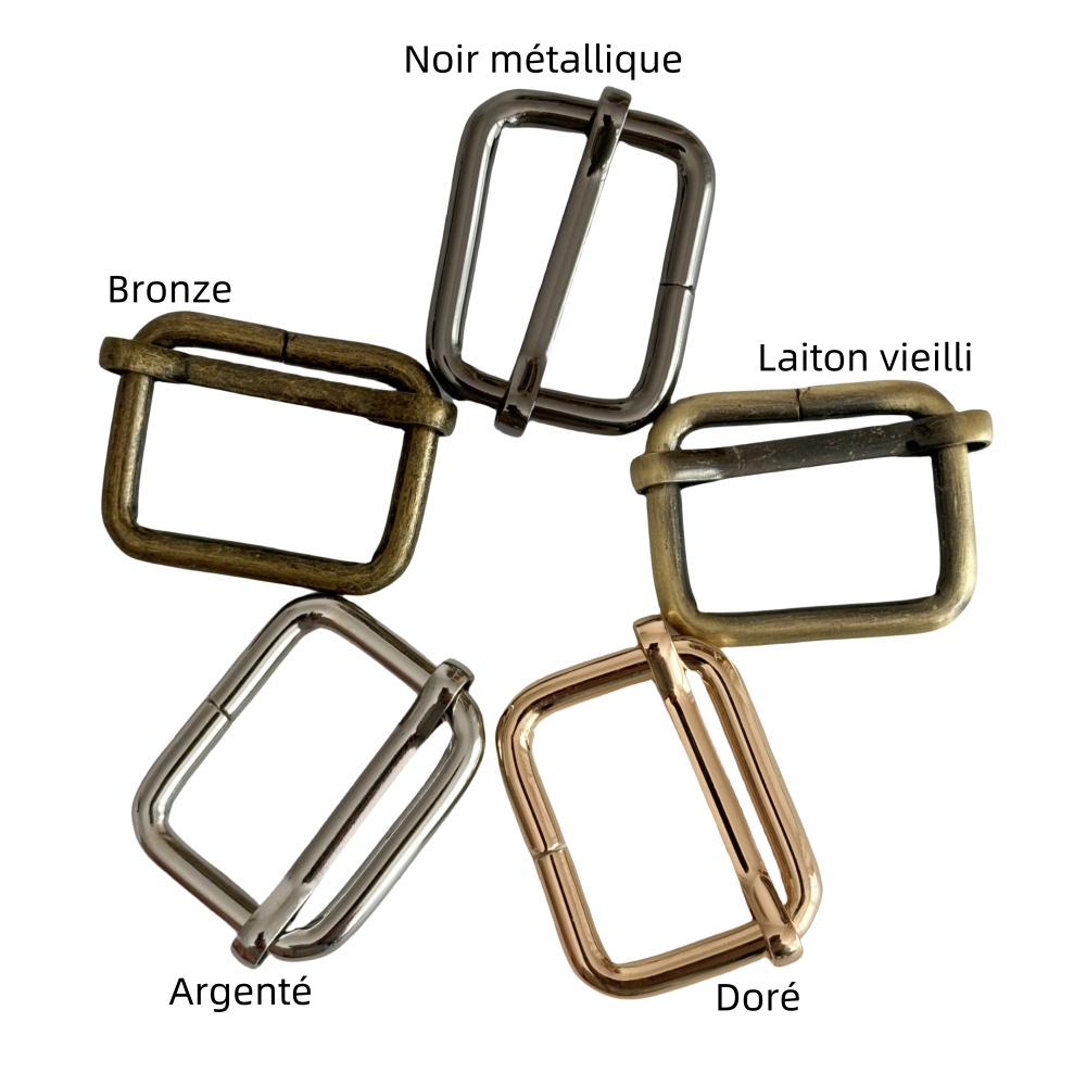 Boucles réglable en métal - 25mm