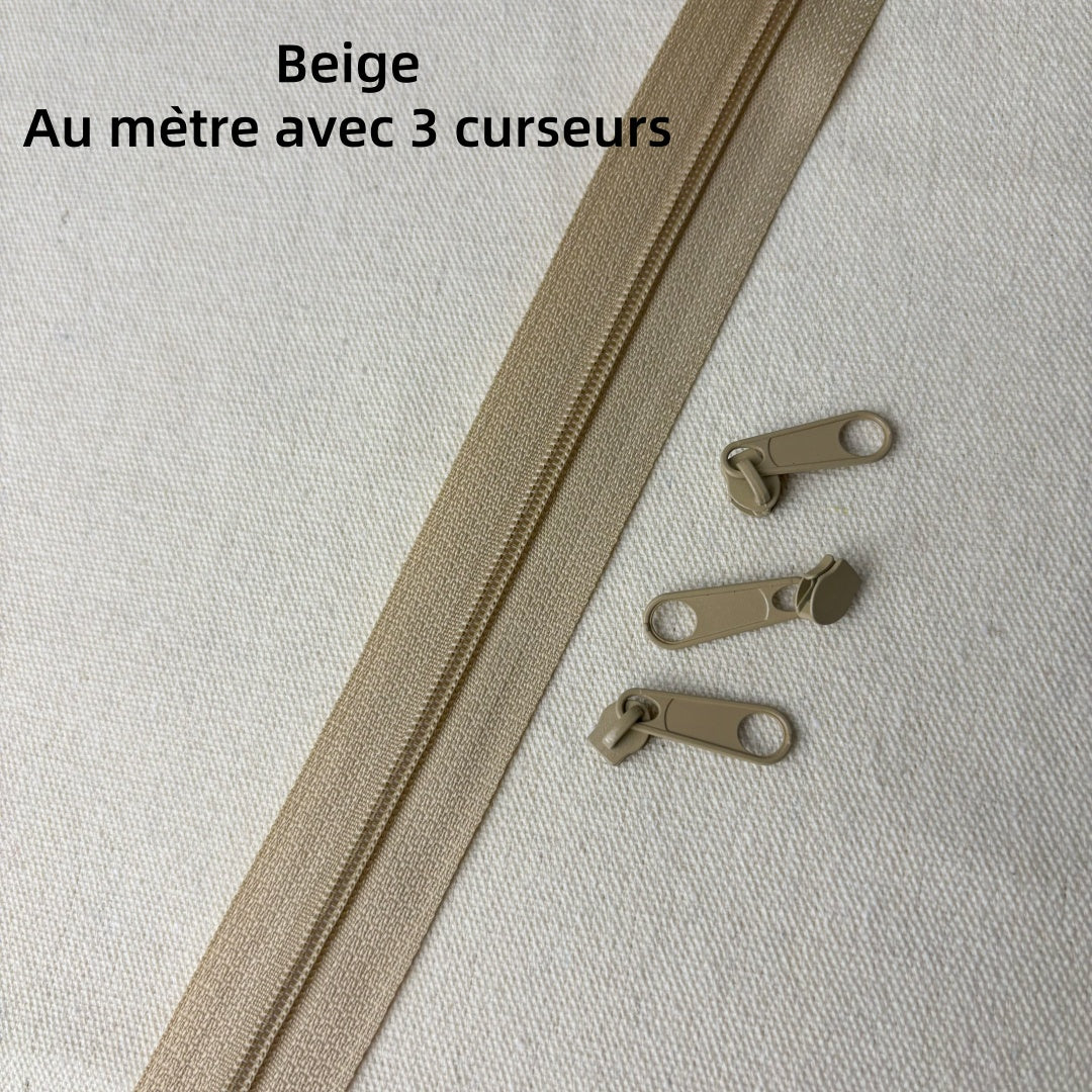 Fermetures éclair sans fin-zip - N°3