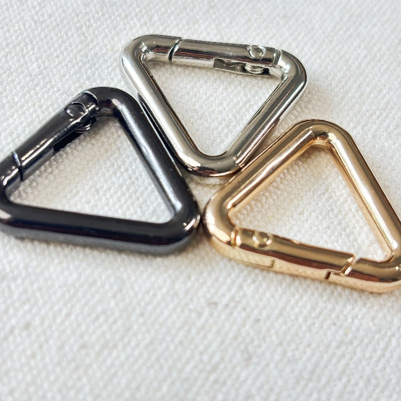Boucles mousqueton Triangle printemp anneau en Alliage de Zinc - 20mm