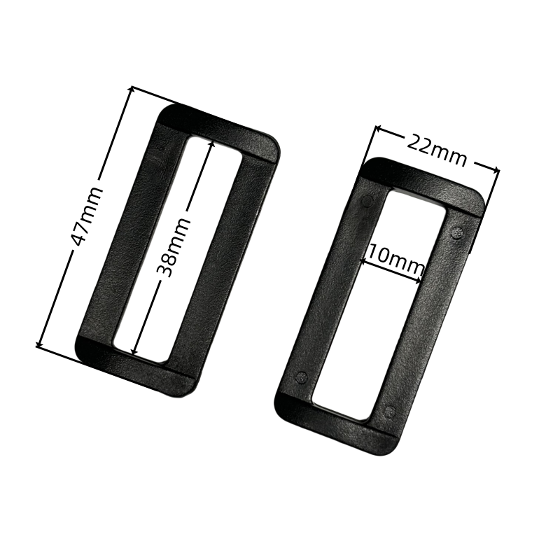 Boucles rectangulaire en plastique pour sangle  - 38mm