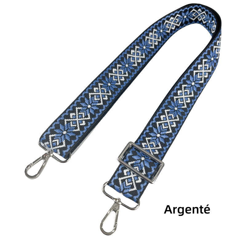 Bandoulières réglable pour sac - jacquard - 38mm