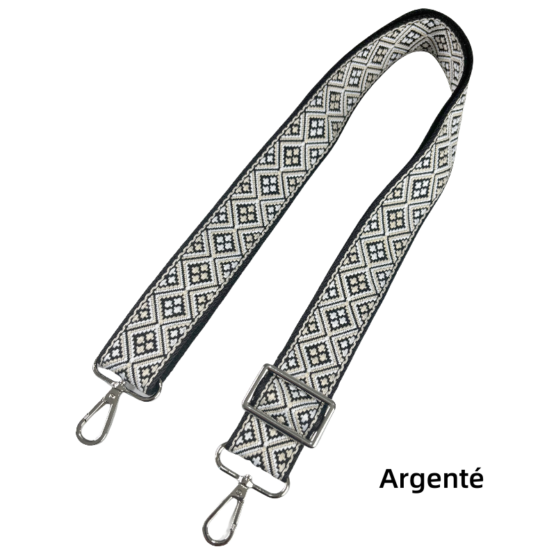 Bandoulières réglable pour sac - jacquard - 38mm