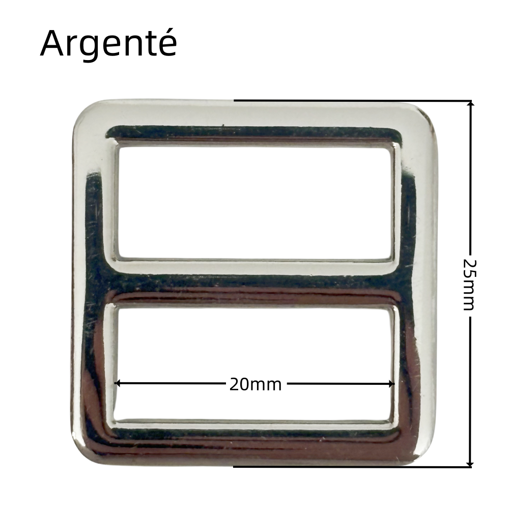 Boucles réglable en métal - 20mm