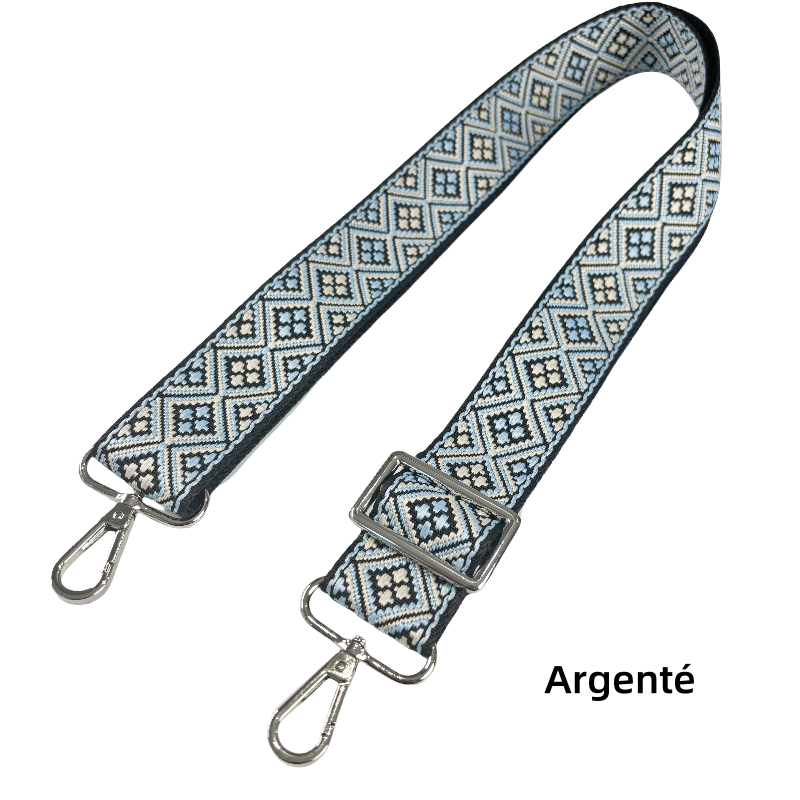 Bandoulières réglable pour sac - jacquard - 38mm