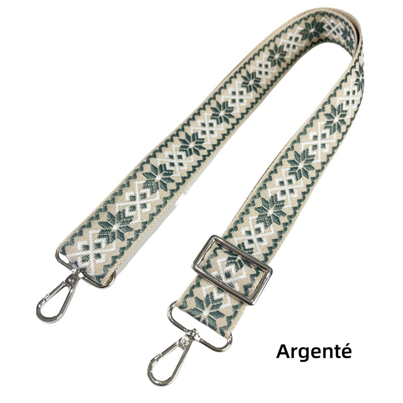 Bandoulières réglable pour sac - jacquard - 38mm