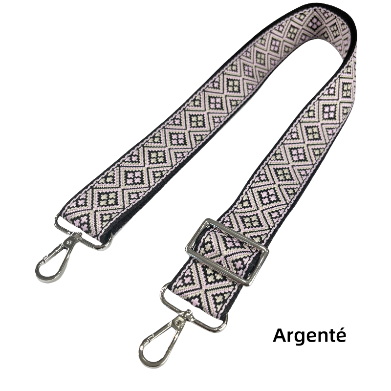 Bandoulières réglable pour sac - jacquard - 38mm