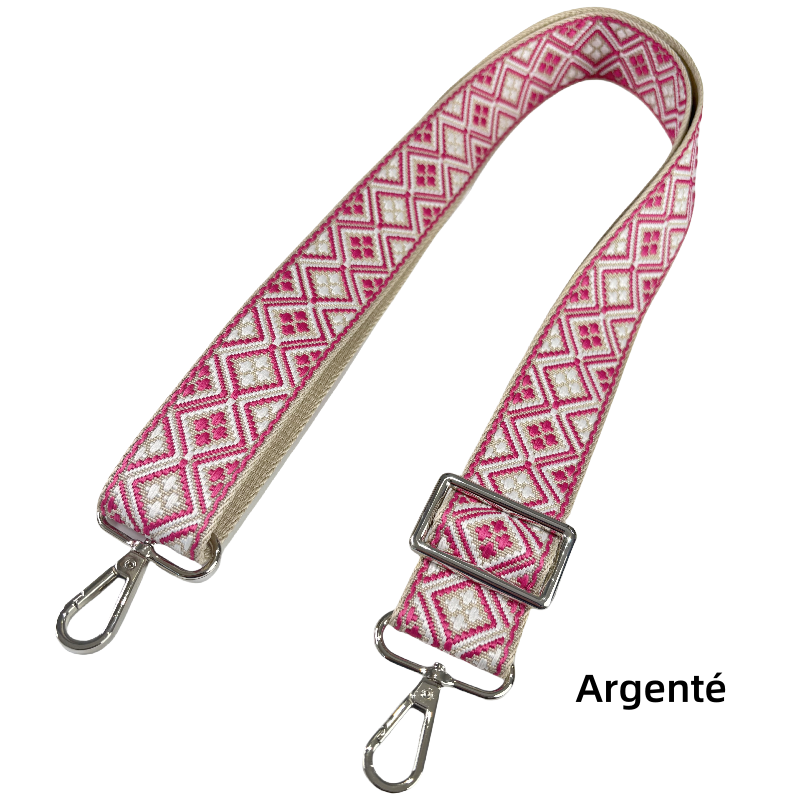 Bandoulières réglable pour sac - jacquard - 38mm