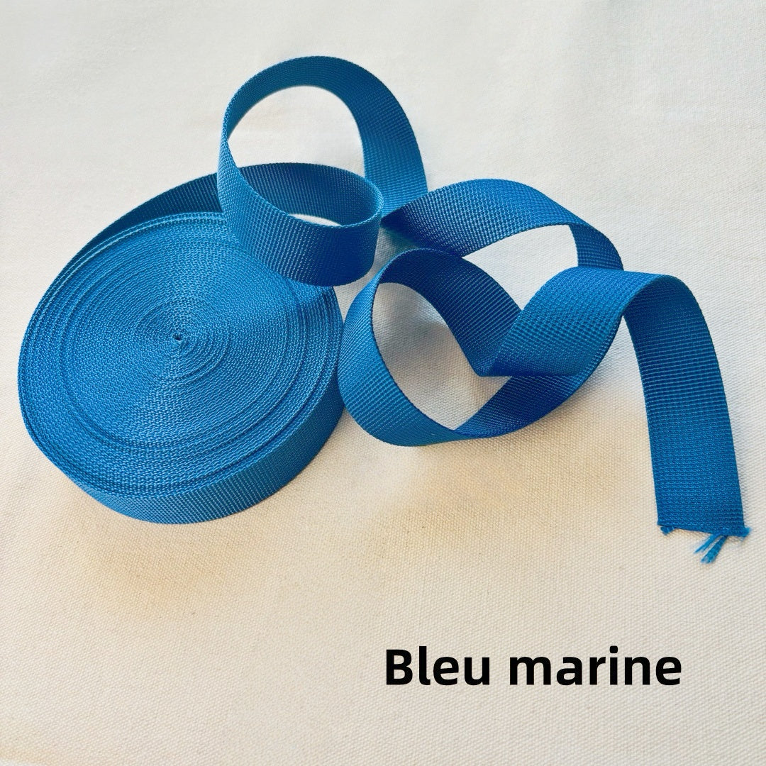 Sangles de couleur unie - Épaisseur 1mm - 25mm / 32mm / 38mm