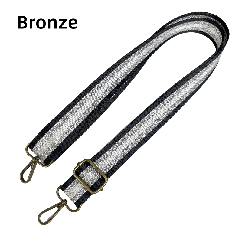 Bandoulières Réglable pour sac - Rayée Brillante - 32mm