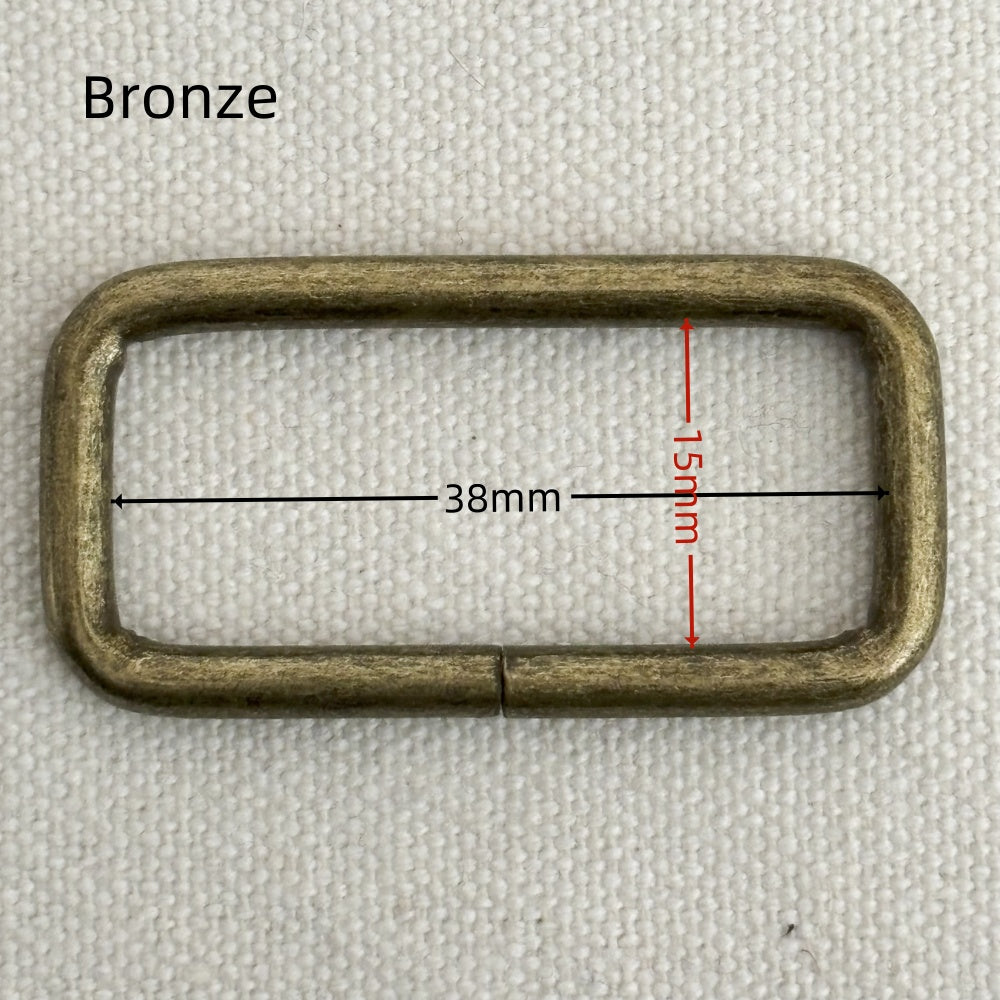 Anneaux rectangulaire en métal - 38mm