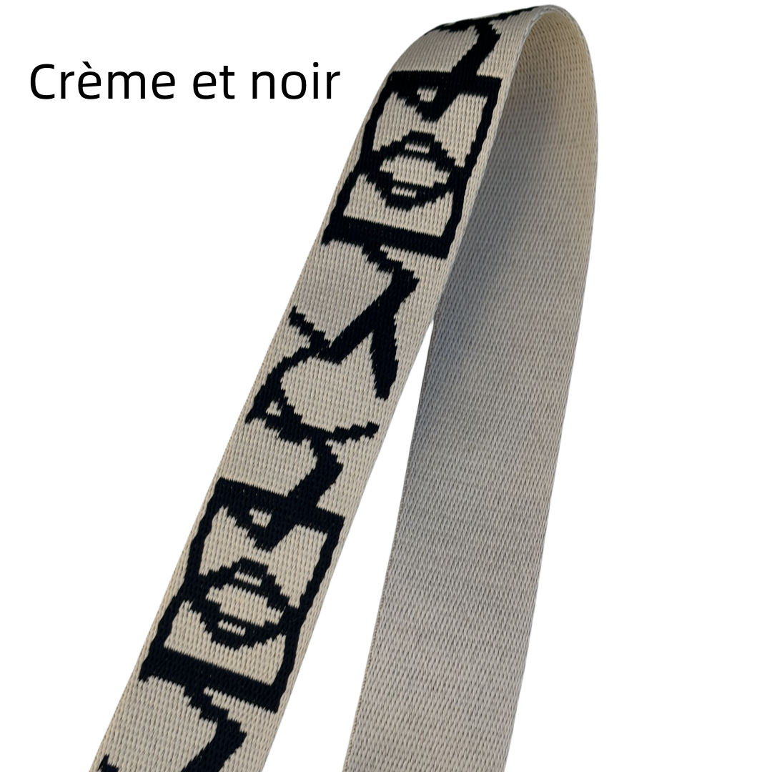 Sangles jacquard - Épaisseur 1,5mm - 38mm