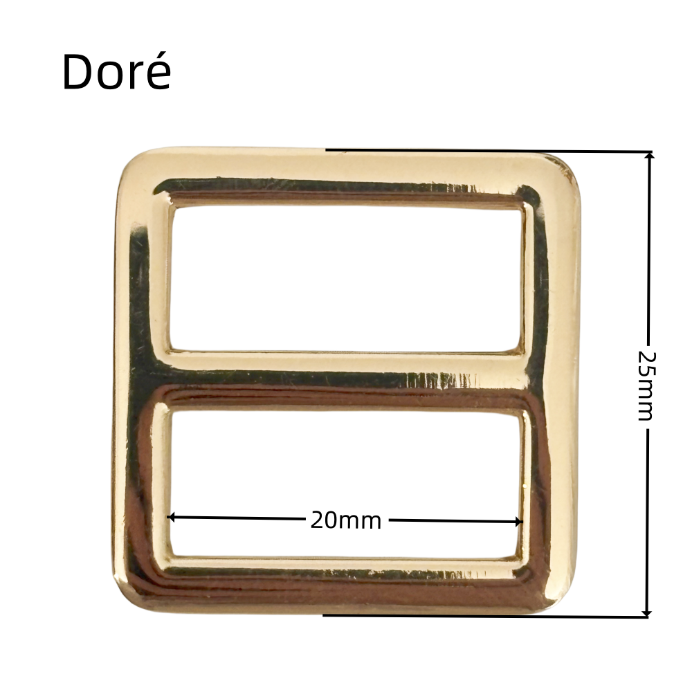 Boucles réglable en métal - 20mm