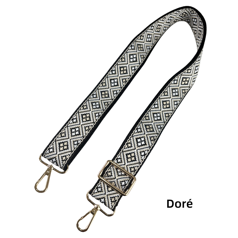Bandoulières réglable pour sac - jacquard - 38mm