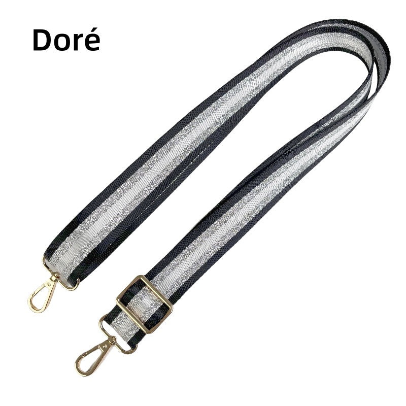 Bandoulières Réglable pour sac - Rayée Brillante - 32mm