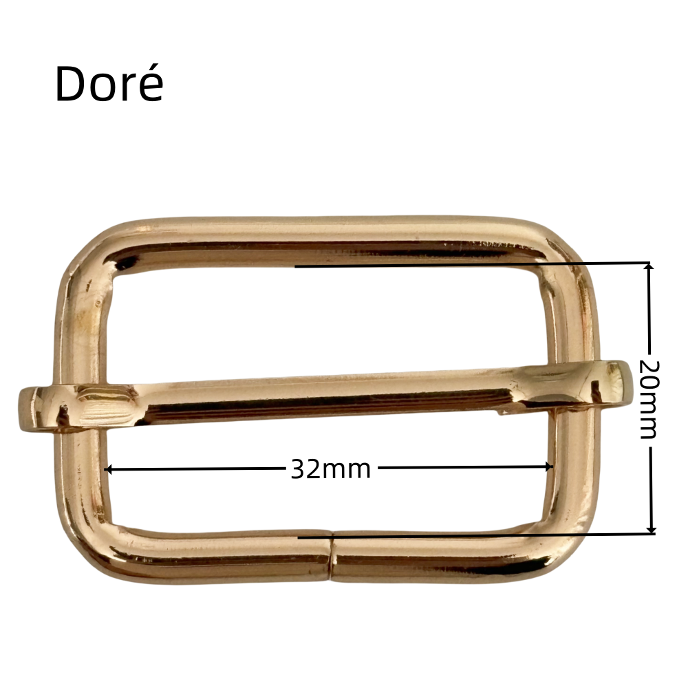 Boucles réglable en métal - 32mm