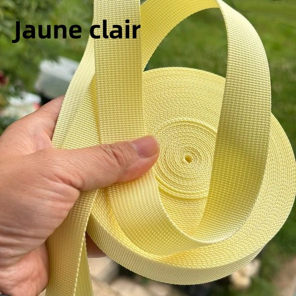 Sangles de couleur unie - Épaisseur 1mm - 25mm / 32mm / 38mm