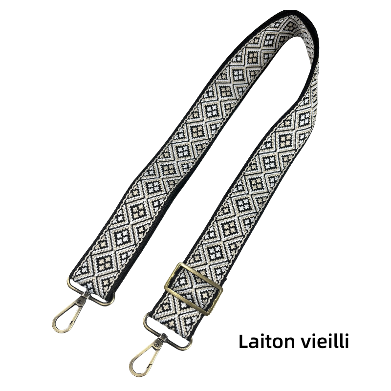 Bandoulières réglable pour sac - jacquard - 38mm