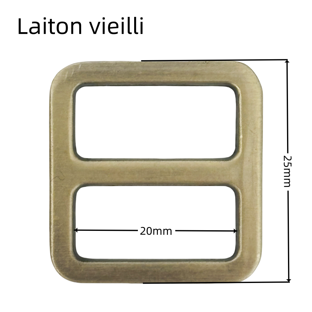 Boucles réglable en métal - 20mm