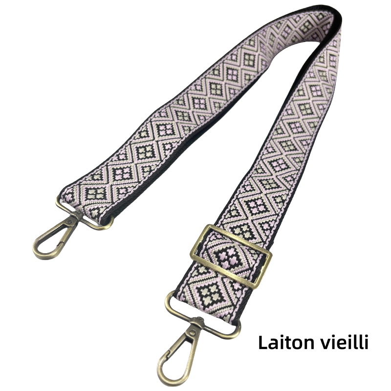 Bandoulières réglable pour sac - jacquard - 38mm