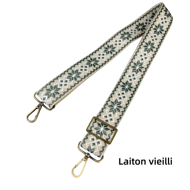 Bandoulières réglable pour sac - jacquard - 38mm