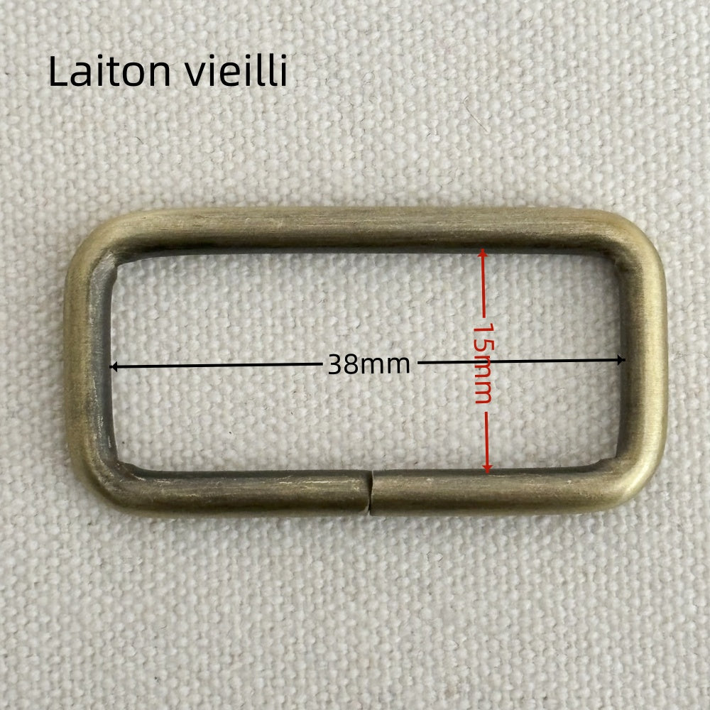 Anneaux rectangulaire en métal - 38mm