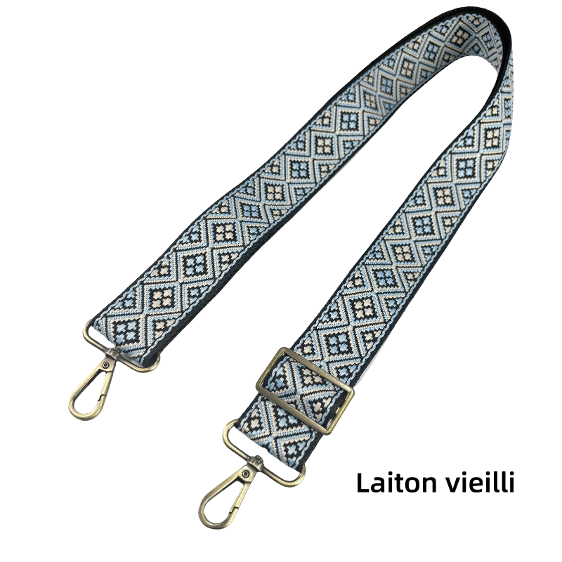 Bandoulières réglable pour sac - jacquard - 38mm