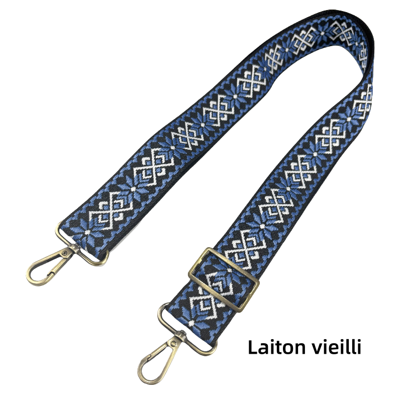 Bandoulières réglable pour sac - jacquard - 38mm