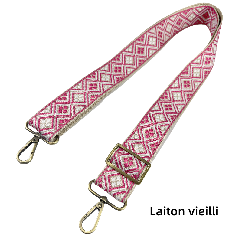 Bandoulières réglable pour sac - jacquard - 38mm
