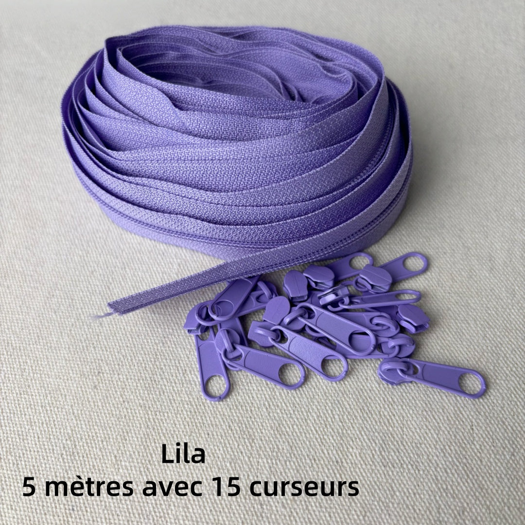 Fermetures éclair sans fin-zip - N°3