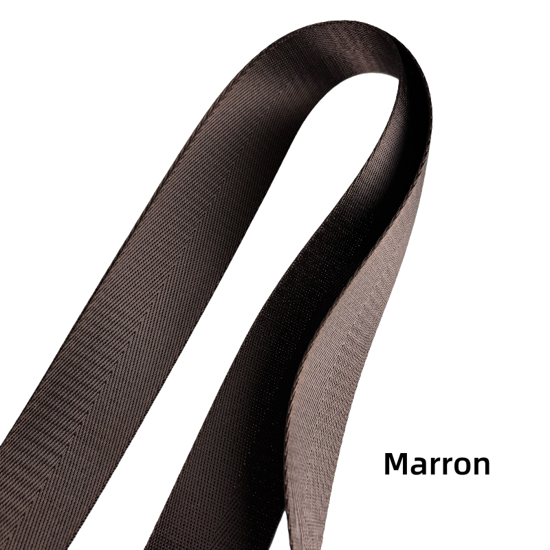 Bandoulières réglable pour sac - à chevrons de couleur unie- 38mm