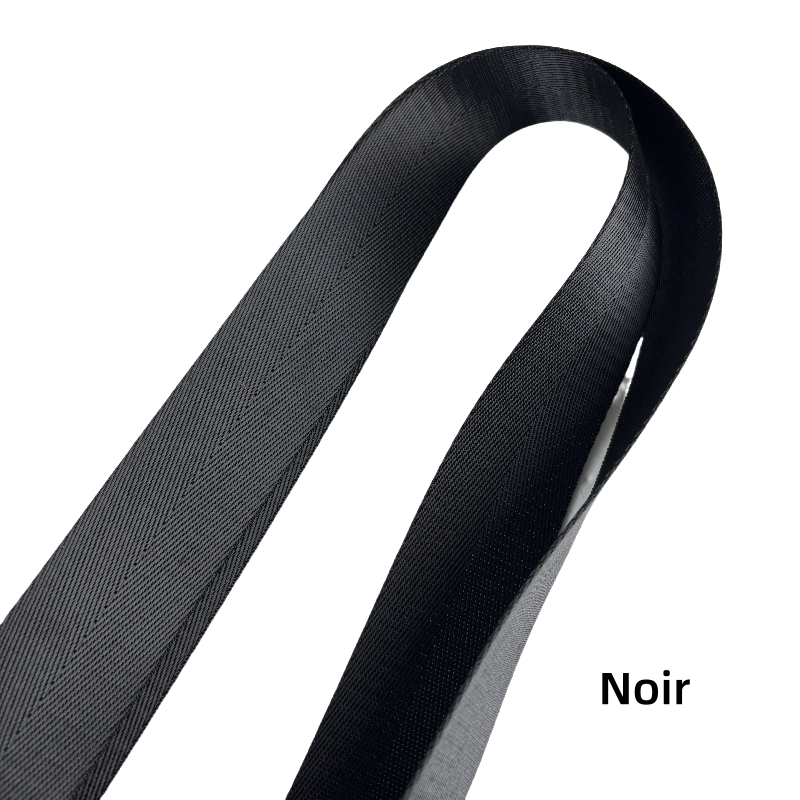 Bandoulières réglable pour sac - à chevrons de couleur unie- 38mm