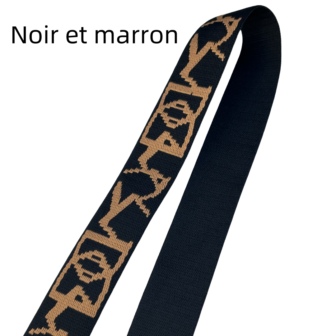 Bandoulières réglable pour sac - jacquard - 38mm