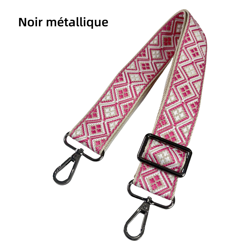 Bandoulières réglable pour sac - jacquard - 38mm