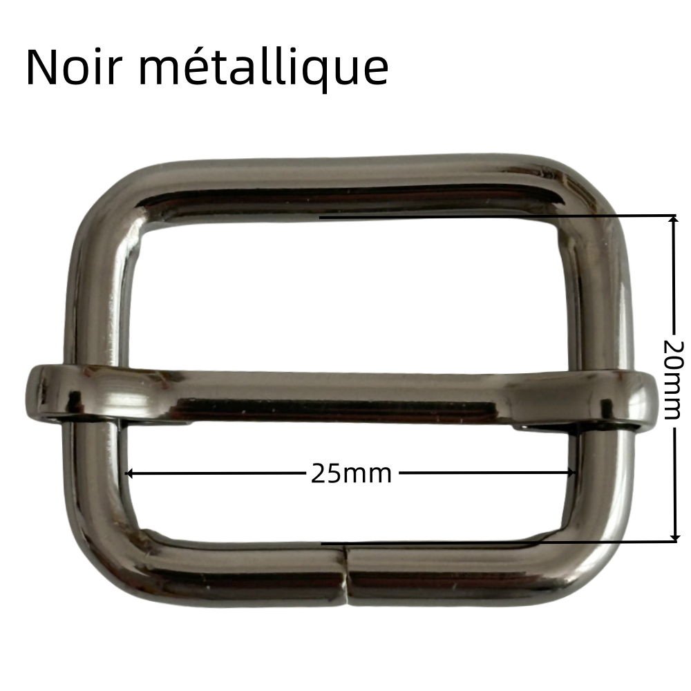 Boucles réglable en métal - 25mm