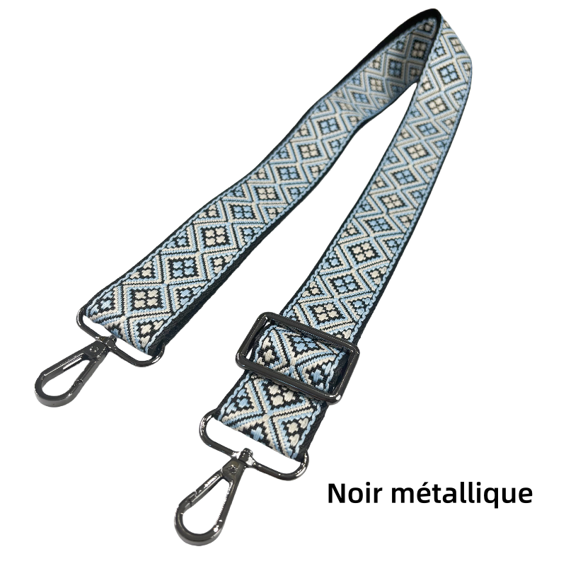 Bandoulières réglable pour sac - jacquard - 38mm