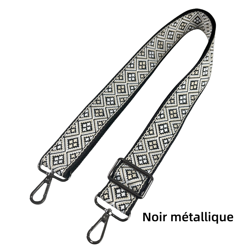 Bandoulières réglable pour sac - jacquard - 38mm