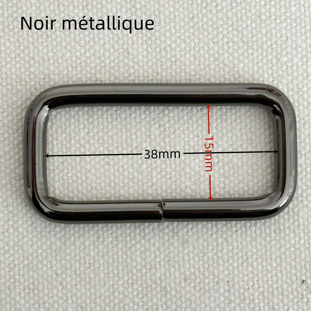 Anneaux rectangulaire en métal - 38mm