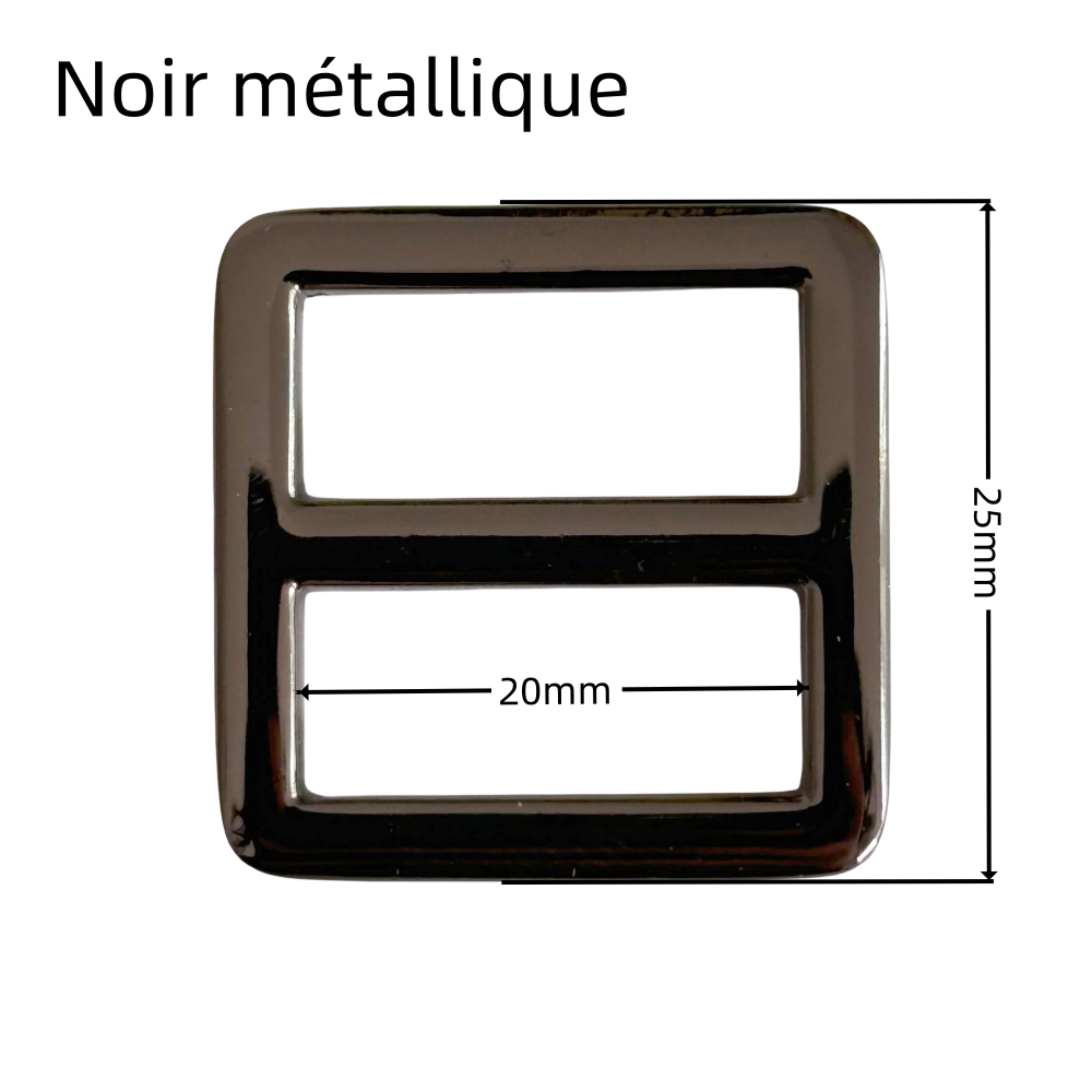 Boucles réglable en métal - 20mm