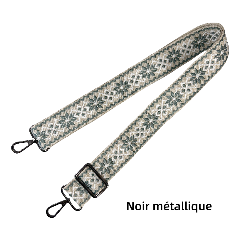 Bandoulières réglable pour sac - jacquard - 38mm