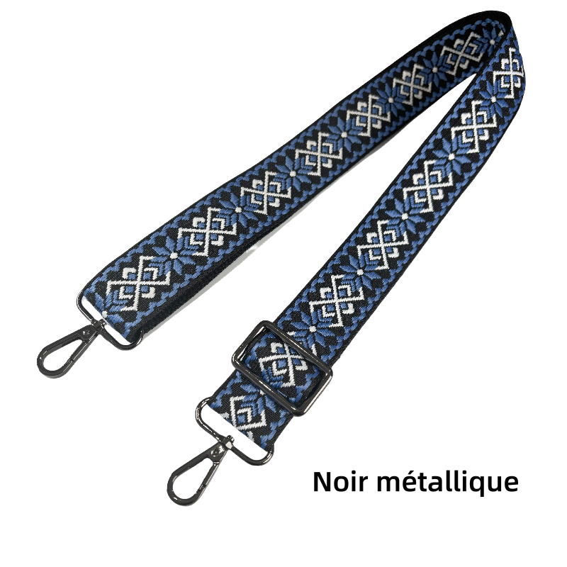 Bandoulières réglable pour sac - jacquard - 38mm