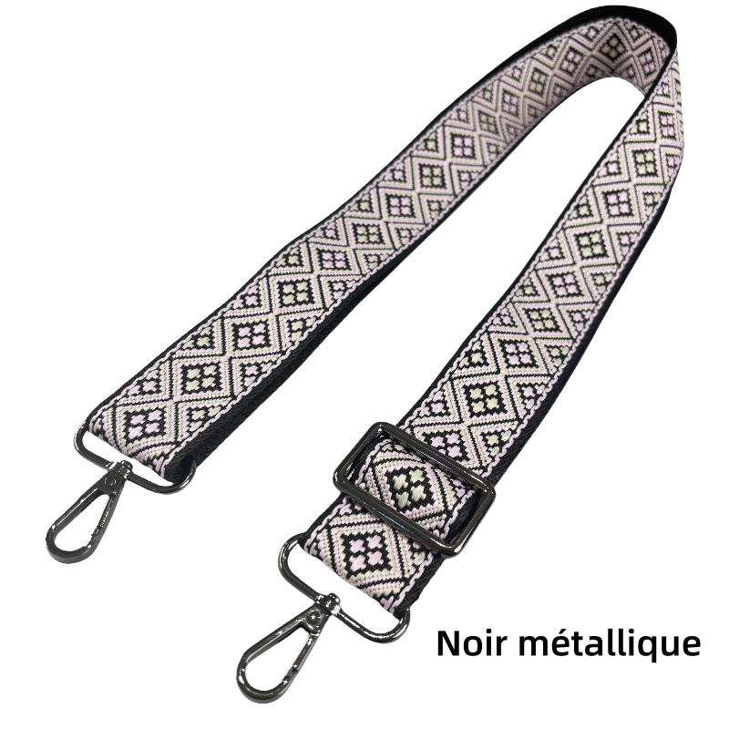 Bandoulières réglable pour sac - jacquard - 38mm