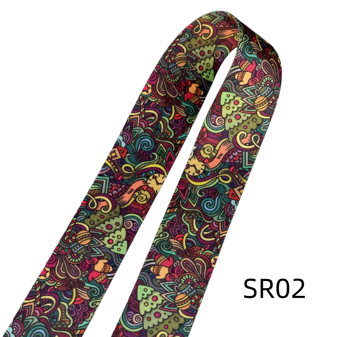Sangles à motifs en 38mm - Multicolore - Épaisseur 1mm