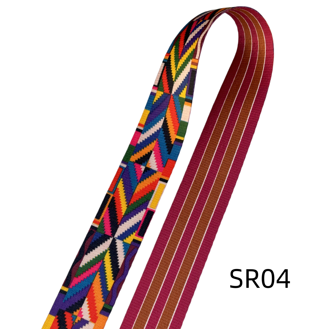 Sangles à motifs en 38mm - Multicolore - Épaisseur 1mm